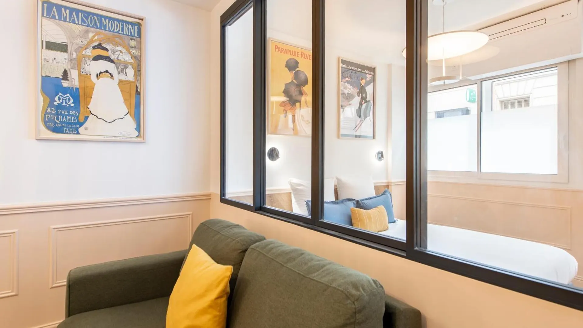 Maison Francois : Cosy Loft With Ac باريس 0*,